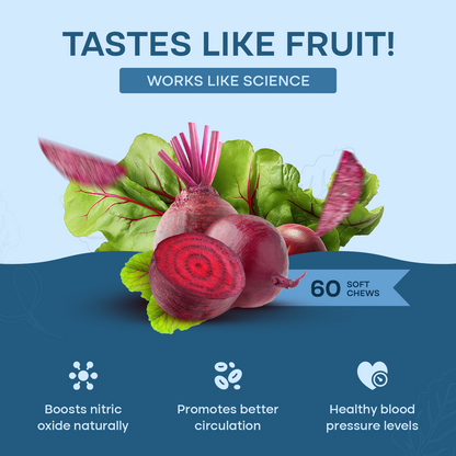 heartroot - beetroot chews for cardiovascular health