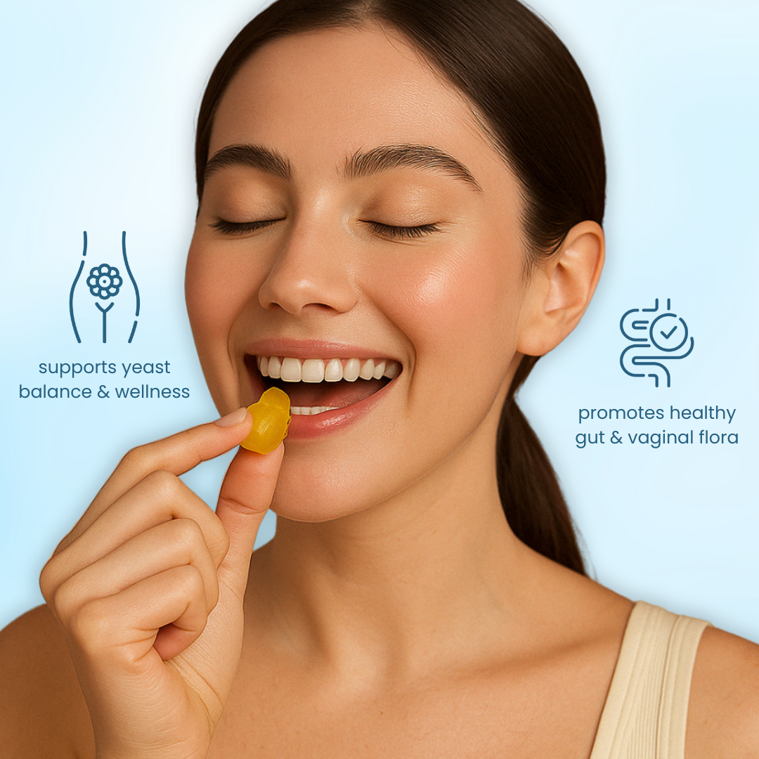 women's probiotics & slippery elm gummies