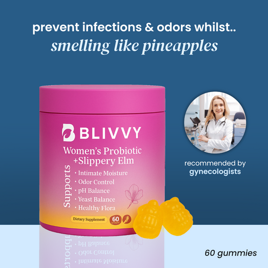women's probiotics & slippery elm gummies